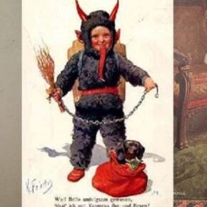 Тень Санта Клауса. Krampus - Tarot Art