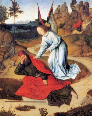 3. Дирик Боутс Старший. Пророк Илия в пустыне. 1464-1468 3. Дирик Боутс Старший. Пророк Илия в пустыне. 1464-1468