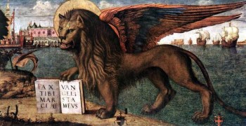 Витторе Карпаччо. Лев Св. Марка (фрагмент). Венеция .1516 Витторе Карпаччо. Лев Св. Марка (фрагмент). Венеция. 1516