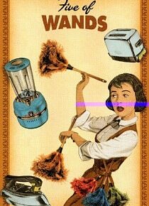 Housewives Tarot. Пятерка жезлов. Вектор недели 15.04-21.04.2019