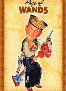 Паж Жезлов. Жребий недели. Housewives Tarot