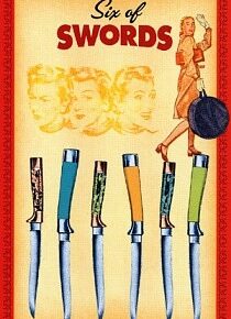 Шестерка Мечей. Жребий недели. Housewives Tarot