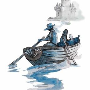 Магия Пограничных миров Linestrider Tarot. Шестёрка Мечей, жребий недели 25.07 — 31.07.2022