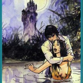 Двойка Воды. Жребий недели. Erotic Tarot of Manara