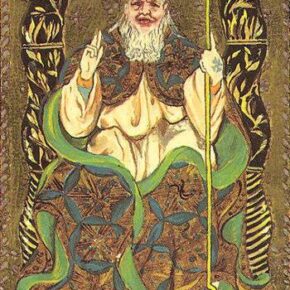 Medieval Scapini Tarot. V Первосвященник. Вектор недели 8.06-14.06.2020