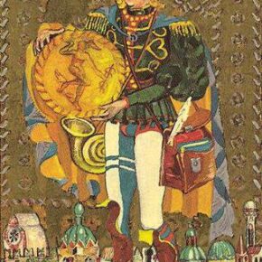 Medieval Scapini Tarot. Паж Монет. Вектор недели 15.06-21.06.2020